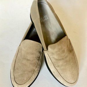 EUC Eileen Fisher Suede & Mesh Pull-Ons Size 7
